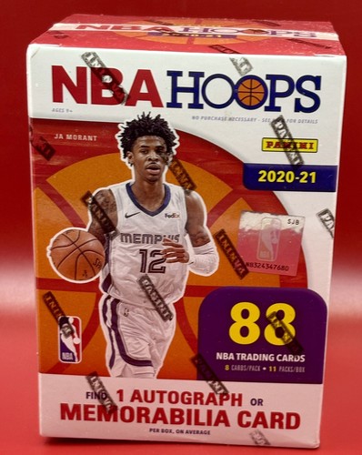 Panini 2020-21 NBA Hoops Basketball Blaster Box (88 Cards) Sealed Brand New