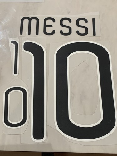 2010 Messi Argentinien Home Nameset Name Nummer World Cup Copa America Mundial