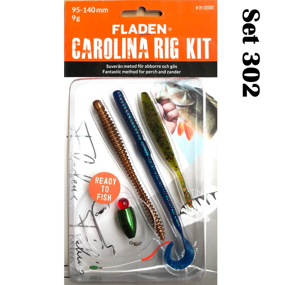 FLADEN Carolina Rig Kit - Raubfisch Montage - Barsch Zander Hecht Köder Set - Bild 4 von 4