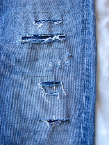 Men's LVC Levi's 501 XX Distressed Repaired 60s Remake Straight Leg Denim Jeans - Bild 10 von 14