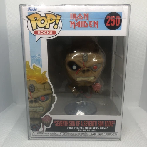 Funko Pop! Rocks: Iron Maiden - Seventh Son Of A Seventh Son Eddie W/ Protector!