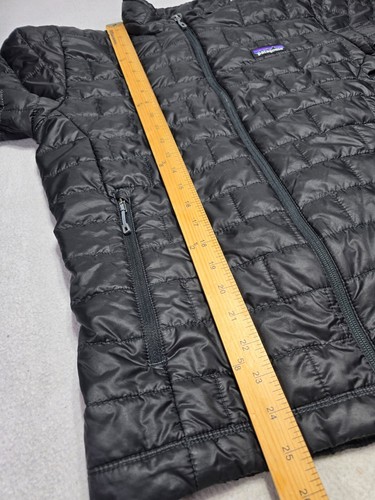 Patagonia Mens Size Small Puffer Jacket Nano Primaloft Black STY84212 Full Zip - Picture 12 of 15