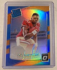2017 Donruss Optic Joe Williams Rated Rookie Orange #117/199 San Francisco 49ers