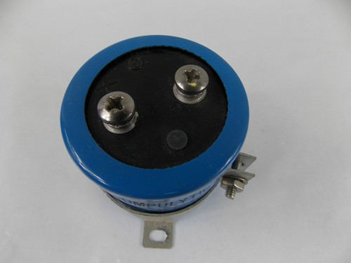 SPRAGUE COMPULYTIC CAPACITOR 32D 7200-15DC W/ BRACKET HOLDER - Picture 3 of 6
