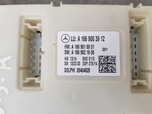 MERCEDES GL 350 X166 2013-2019 SAM STEUERGERÄT EINHEIT A1669003912 - Bild 2 von 4