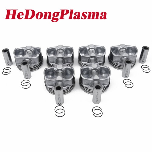 6X Pistons & Rings Set Φ84mm For N54B30 BMW E82 E90 E60 135i 335i 535i 740i - Picture 2 of 6