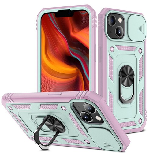 Heavy Duty Full Cover Magnetic Ring Armor Case For iPhone 16 15 14 13 Pro Max 12 - Picture 21 of 23
