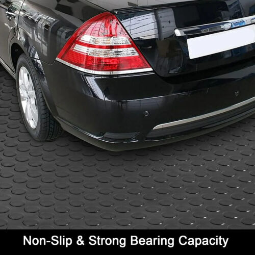 Heavy Duty Non-Slip Rubber Floor Matting Coin Garage Van Shed Car Gym 1.5m Width - Picture 5 of 9