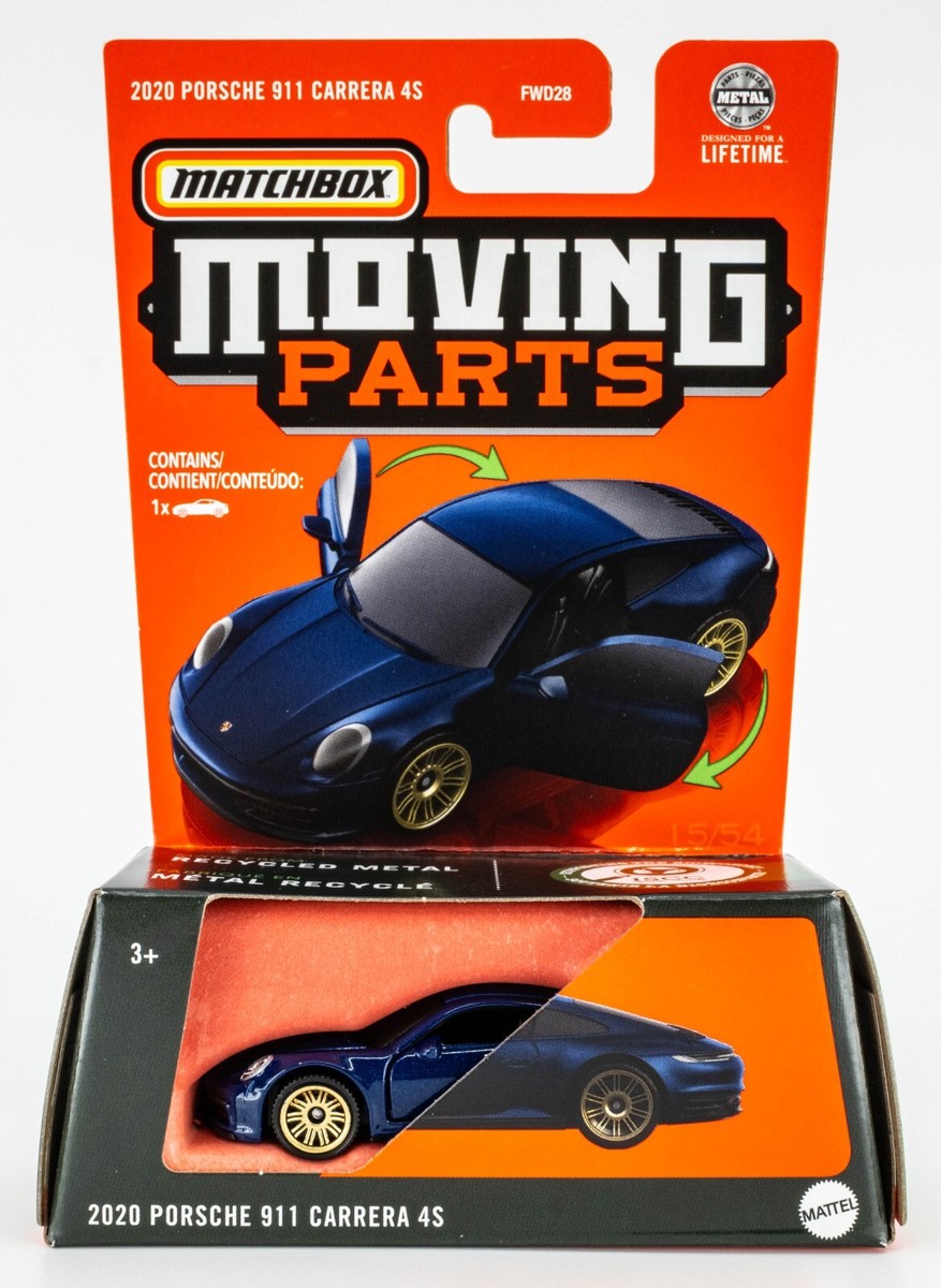 2024 Matchbox Moving Parts #15 2020 Porsche 911 Carrera 4S GENTIAN