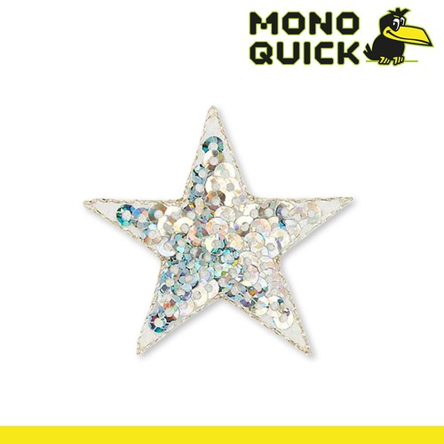 Mono-Quick Patches Aufbügler Applikationen Flicken Aufnäher Reflex Herz Stern - Picture 11 of 26
