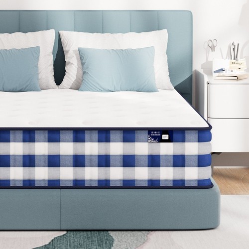 10" 12" 14" Twin XL Full Queen King Mattress Hybrid Foam Pocket Coils In a Box - Picture 2 of 54