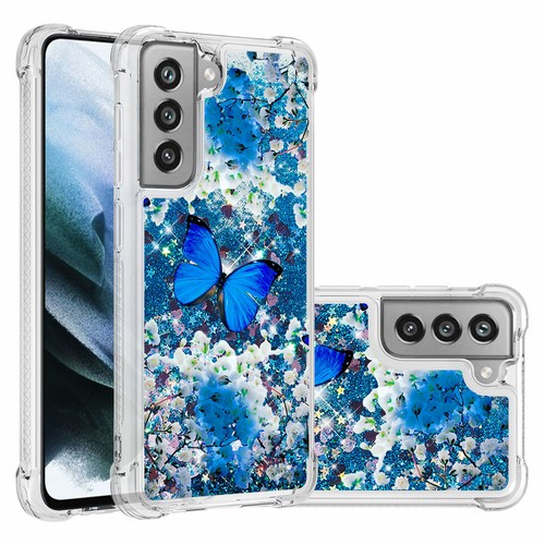 Custodia per Samsung Galaxy S22 Ultra S21 S20 FE Liquid Bling antiurto cover telefono - Foto 11 di 75