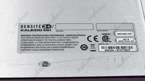 Cuadro compacto Miranda GV Densite 3+ FR1 1 RU para cuatro módulos - Imagen 8 de 8