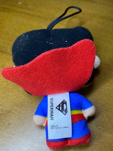 Key Hanger Fabric Boy Superman Stuffed Soft Toy Figure Children Gift Hobbies - Picture 2 of 5