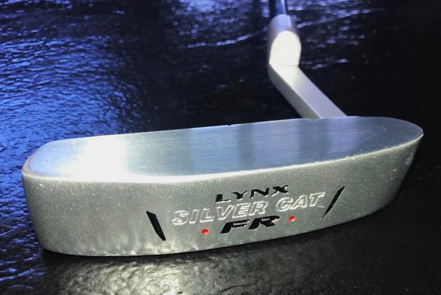 LYNX SILVER CAT FR PUTTER, APOLLO SHAFT, KARMA MIDSIZE PISTOL GRIP, HEAD COVER - Image 2 of 4