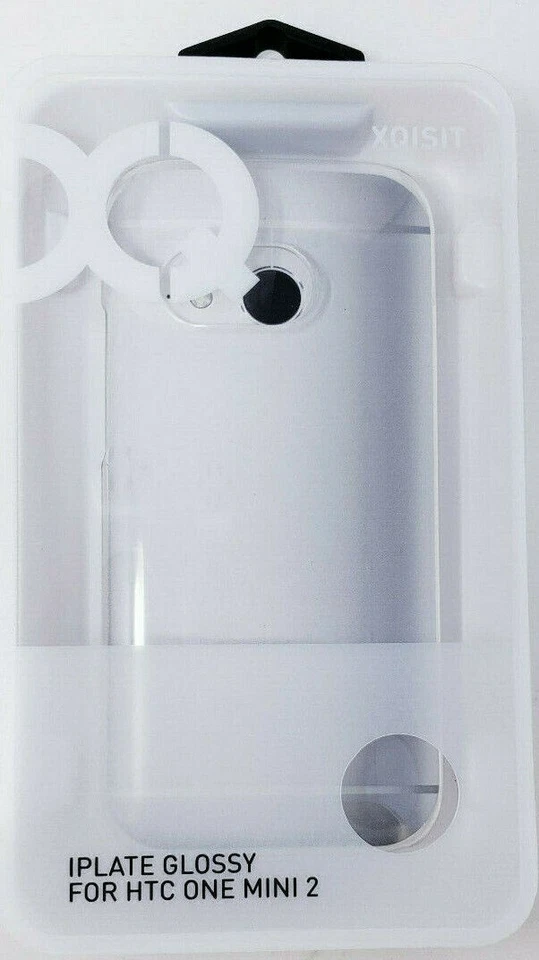 Clear Glossy iPlate Xqisit Case For HTC One Mini 2 Protective Back Cover OEM - Image 4 of 4