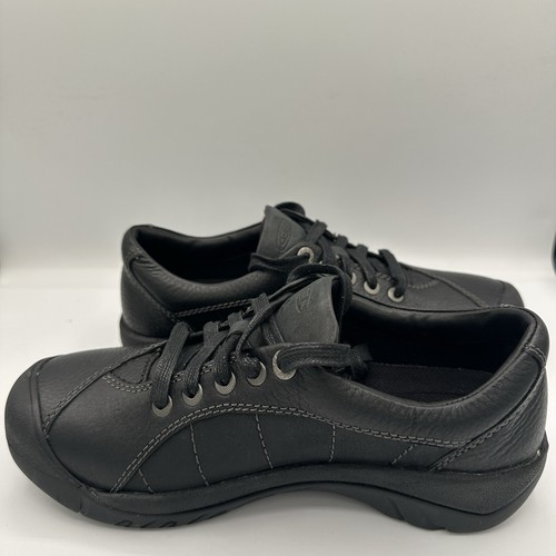 NUEVO KEEN Mujer Talla 6.5 M Presidio Oxford Zapatos de Senderismo Negro/Imán 1011400 - Imagen 4 de 7