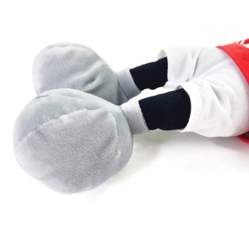 Disney Mickey Mouse Stuffed Animal Plush NCAA Football Wisconsin Badgers Jersey - Picture 5 of 12