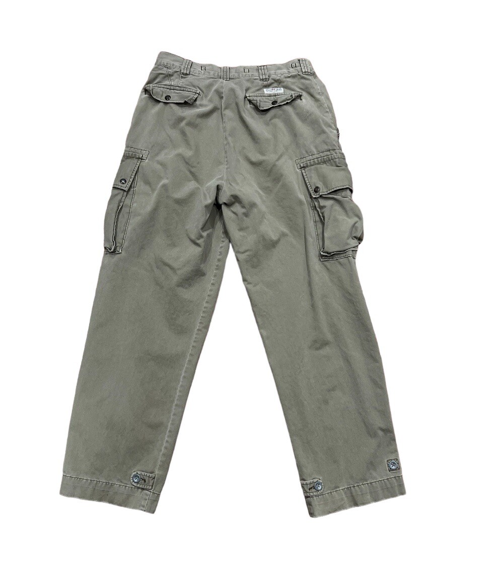 Vintage Polo Ralph Lauren 33x32 Military Green Cotton Twill