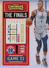 PANINI 2020-21 CONTENDERS RUSSELL WESTBROOK #60 23/49 FINALS TICKET