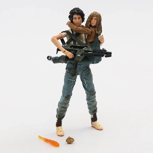 Neca Aliens 2 Ripley Newt Pvc Figure Ellen Giger Xenomorph Facehugger Predator - Picture 2 of 9
