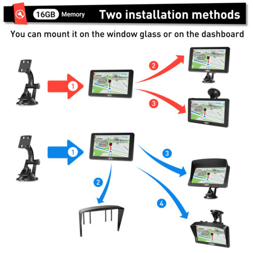 7" Touchscreen Car GPS Navigation Truck Navigator with Free Australia Map IOTWE - Picture 12 of 14