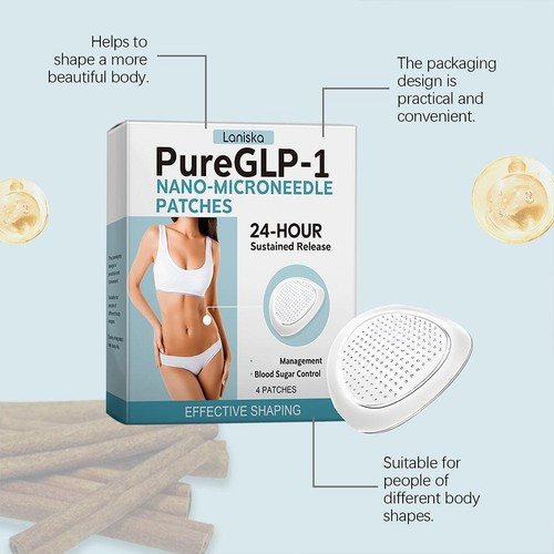 1-10X Nano-Microneedle Patch -PureGLP-1 - Effect Shaping, 24h Sustained Release - Bild 7 von 23