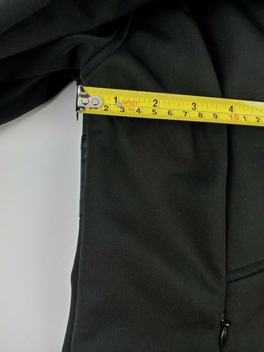 Fabletics Jacket Women Size Medium Athleisure Black Performance leather trim - Picture 5 of 11