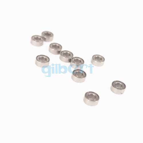 (10) 3 x 6 x 2.5mm Micro Shielded Deep Groove Ball Model Radial Bearing MR63ZZ - Picture 5 of 6
