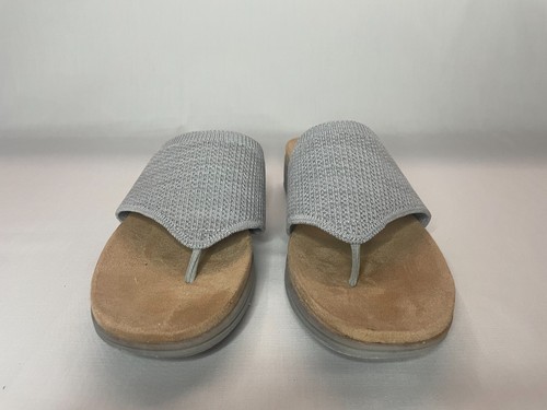Sandalia tanga sin cordones Life Stride/junto a la piscina/marrón multi 8,5 W y gris 8 W - Imagen 9 de 10