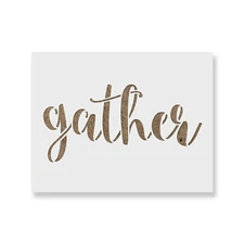 Gather Stencil - Durable & Reusable Mylar Stencils
