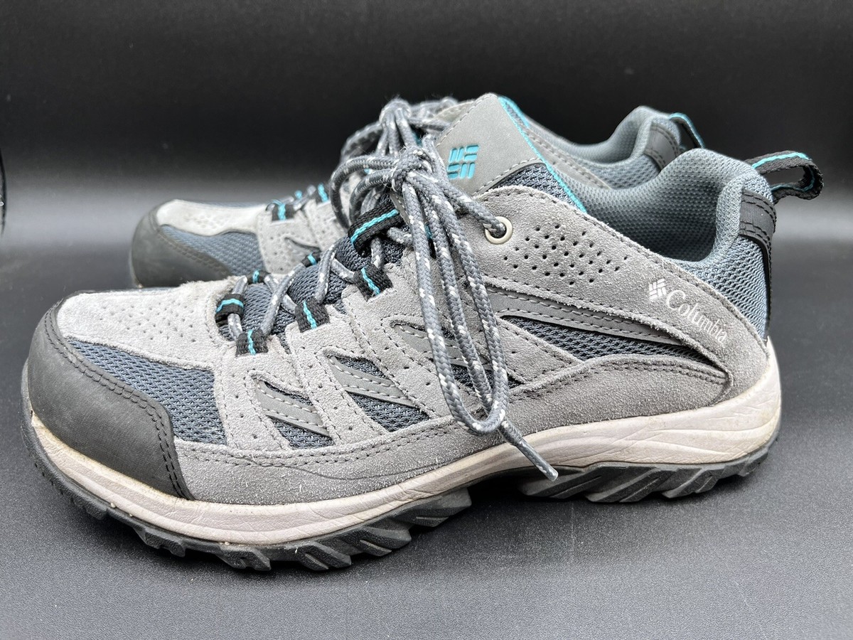 Columbia Women's Crestwood Graphite Pacific Rim Hiking Shoes Size  BL4595-053