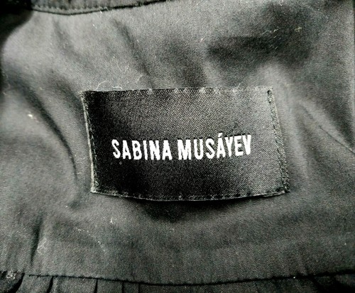 HERMOSO VESTIDO SABINA MUSAYEV MUJER NEGRO TALLA - M-L - HECHO EN ISRAEL. - Imagen 11 de 12