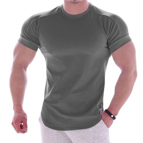 ✿Herren-Fitness-T-Shirt Bodybuilding-Top Fitness-Kleidung Trainingsweste Usa ⊿ - Bild 11 von 21