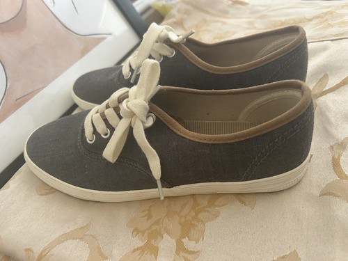 American Eagle Canvas Gray Sneakers, Women's size 11 - Picture 4 of 11