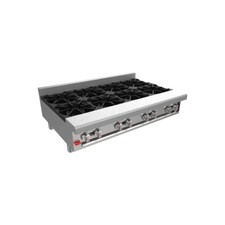 Venancio USA G48CT-48B 48" Countertop Heavy Duty Gas Hotplate with (8) Burner...
