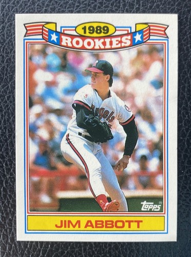 1990 Topps #1b Jim Abbott Glossy Rookies