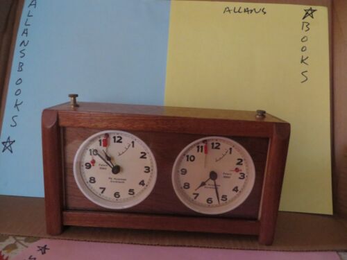 Vintage Allan Troy Schachuhr - Koopman handgefertigte Schachuhr 50/50