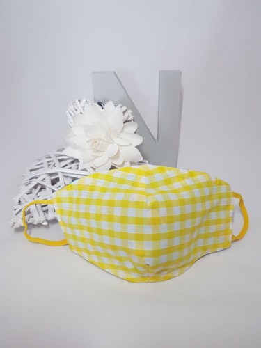 FaceMask, Size Medium, Reversible, Washable With A Wire Nose Bridge - Picture 3 of 3
