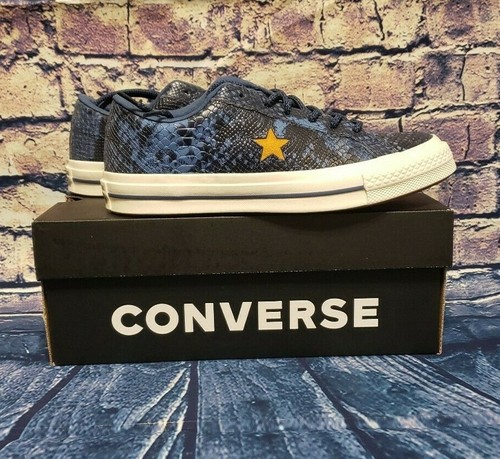 Converse Chuck Taylor AllStar One Star Ox Snake Embossed Sneaker~Men4.5/Women6.5 - Picture 3 of 12