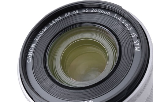 "Top mint" Canon EF-M 55-200mm f/4.5-6.3 IS STM Silver AF Zoom Lens from Japan - Picture 24 of 24
