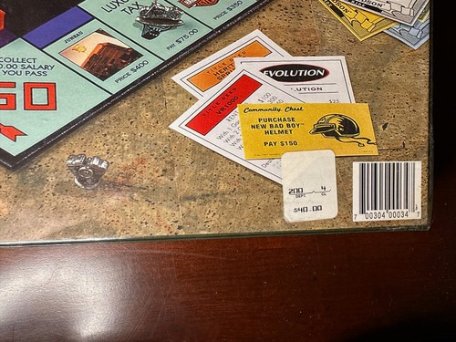 Vintage New 1997 Harley Davidson Monopoly Board Game Authorized Edition Sealed - Picture 5 of 5