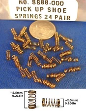 48PAIR Aurora TALL HO Slot Car PickUp Shoe Springs 8888