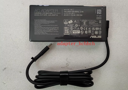 New Original ASUS ROG Zephyrus G16 GA605WI-XB96 A20-200P1A(CL:D) AC Adapter&Cord - Picture 2 of 4