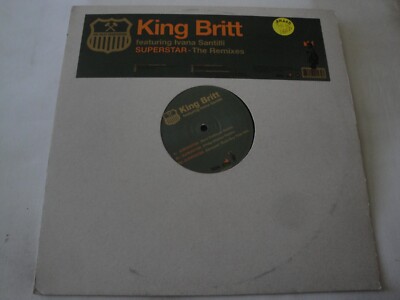 KING BRITT Superstar Featuring Ivana Santilli Superstar The Remixes Vinyl LP EX