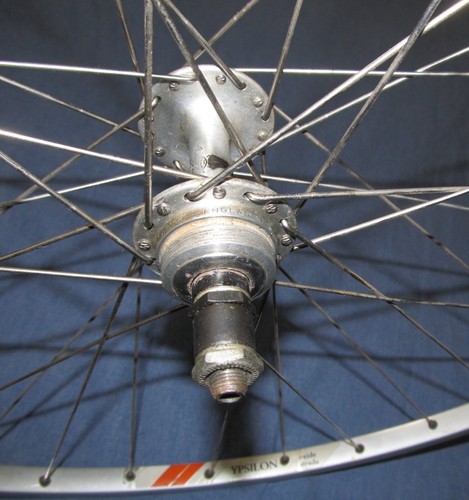 Wheelset Campagnolo Nuovo Record Hubs English 131mm x Ypsilon 32 hole Rims - Picture 6 of 8