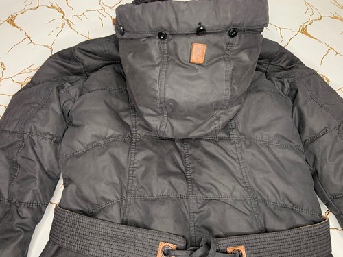 Naketano Damen Parka, grau, mit Kapuze, mittlere Länge, Größe M, Problem Zip - Bild 9 von 11