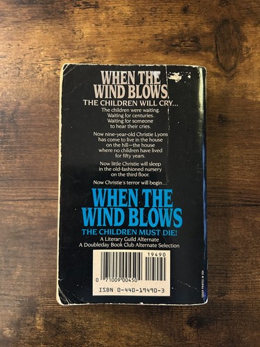John Saul - When The Wind Blows (1981) Vintage Horror Paperback - Picture 3 of 4
