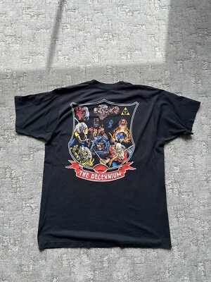 Iron Maiden Vintage Tシャツ Lサイズ Vintage Iron Maiden The First Ten Years Single Stitch 1990