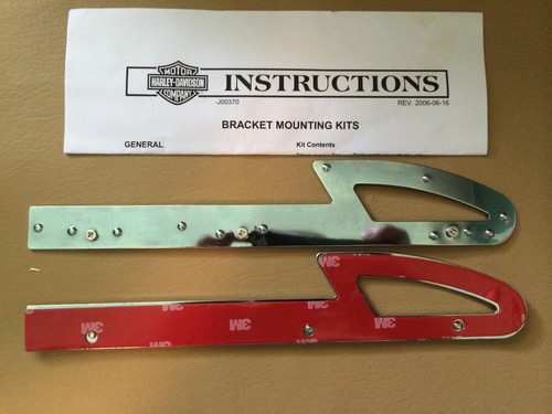 Harley Panhead Servicar K-Model 55 & 56 Gas Tank Emblem Mount Kit Adhesive Type - Bild 1 von 3